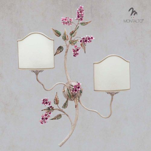 floral wall lights glicine